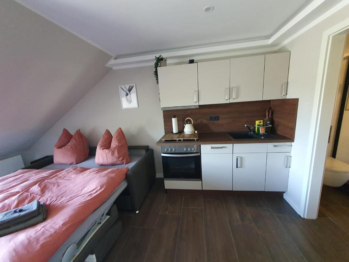 Neumuehler Hof- Ferienwohnung "Benjamin" Mit Grosser Privater Dachterasse Und Guter Anbindung In Die City Schwerin  Luaran gambar